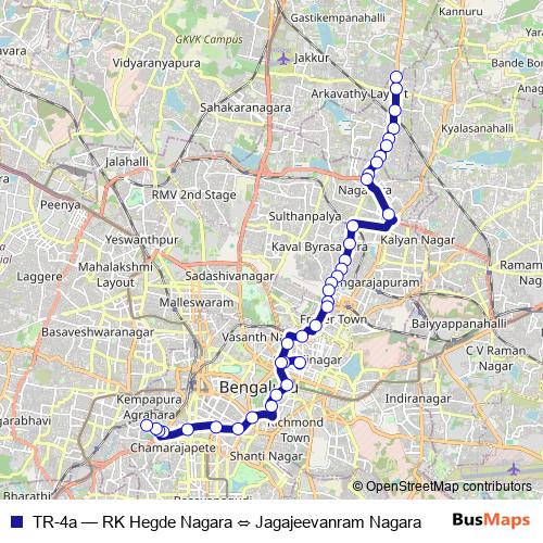 TR-4a bus Line Map