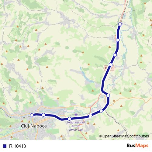 R 10413 rail Line Map