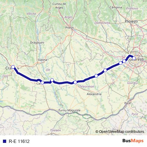 R-E 11612 rail Line Map