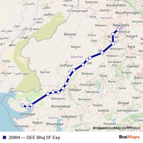 20984 rail Line Map