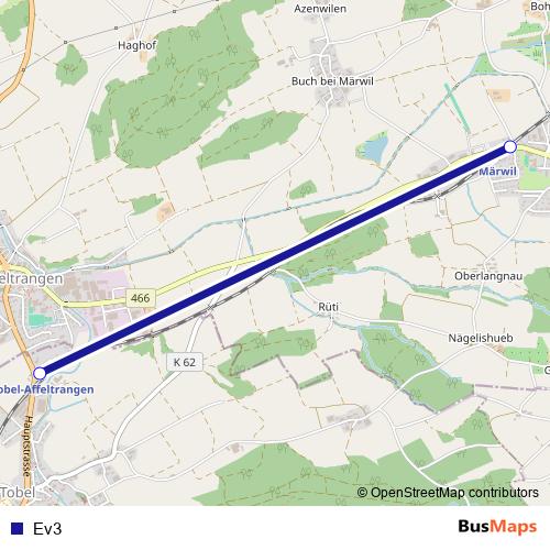 Ev3 bus Line Map