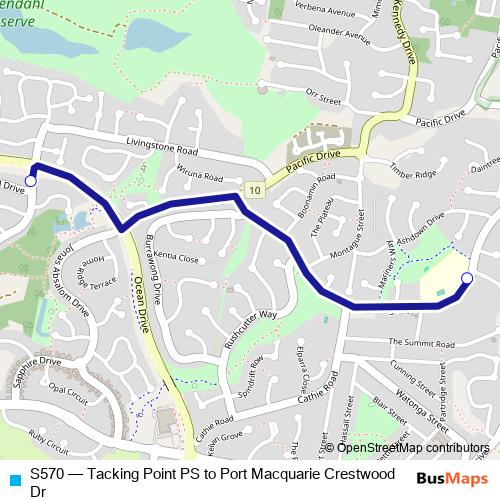 S570 bus Line Map