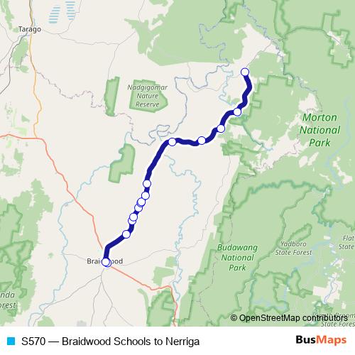 S570 bus Line Map