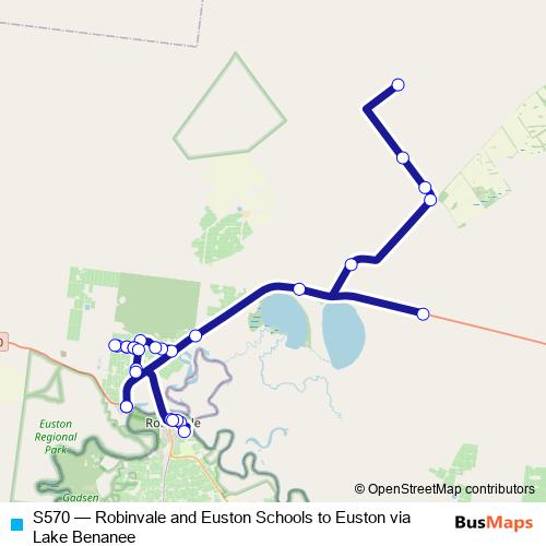 S570 bus Line Map