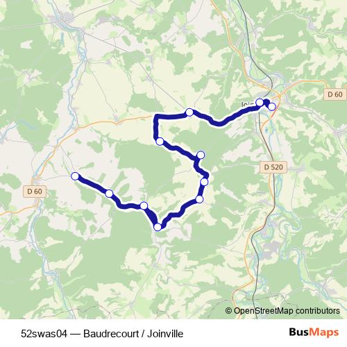 52swas04 bus Line Map