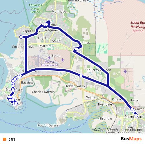 Ol1 bus Line Map