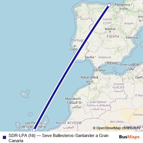 SDR-LPA (Nt) air Line Map