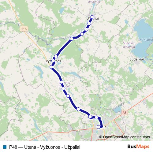 P48 bus Line Map
