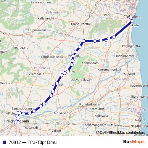 76812 rail Line Map