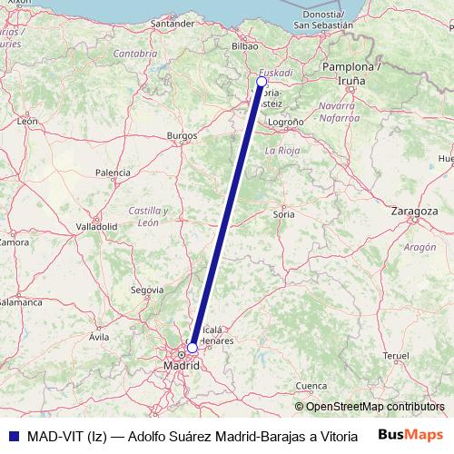 MAD-VIT (Iz) air Line Map