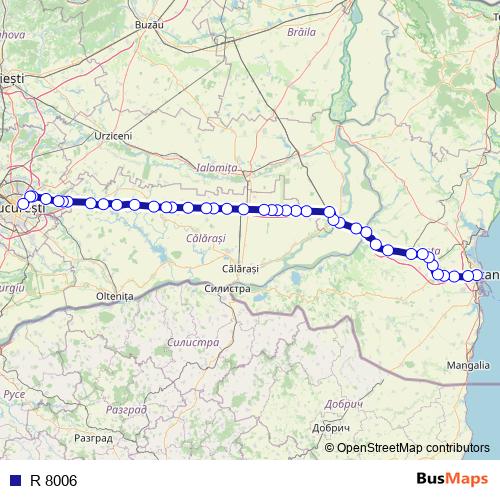 R 8006 rail Line Map
