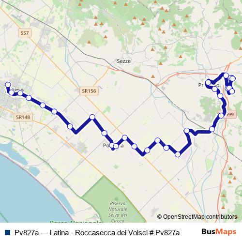 Pv827a bus Line Map