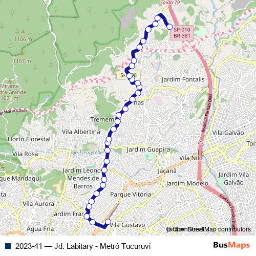 2023-41 bus Line Map