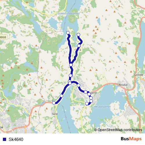 Sk4640 bus Line Map