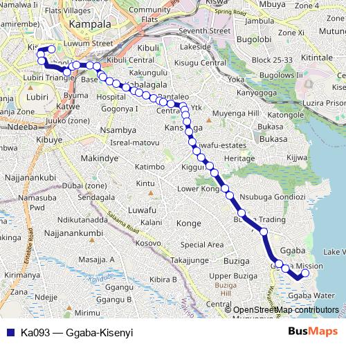 Ka093 bus Line Map