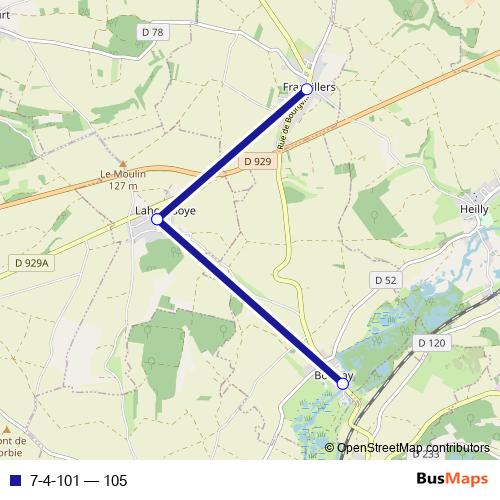 7-4-101 bus Line Map