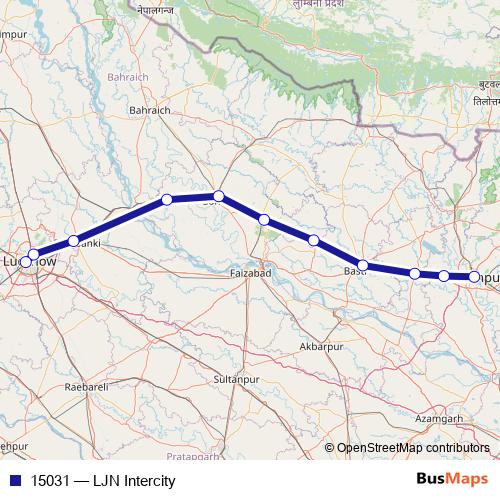 15031 rail Line Map