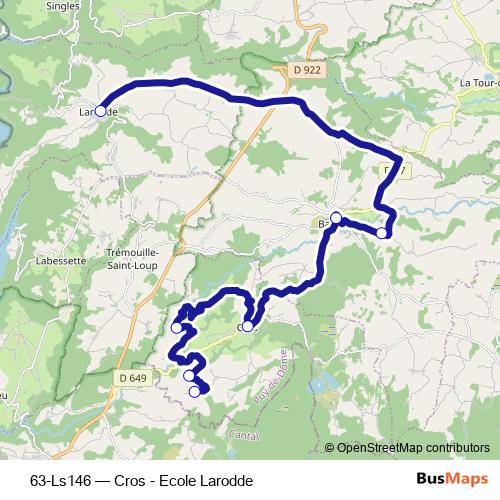 63-Ls146 bus Line Map
