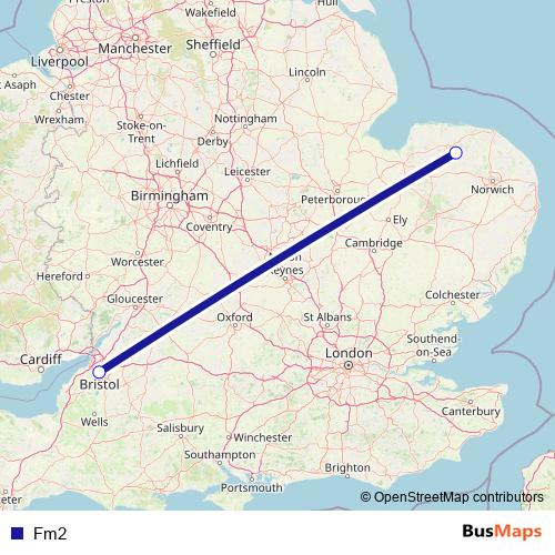 Fm2 bus Line Map