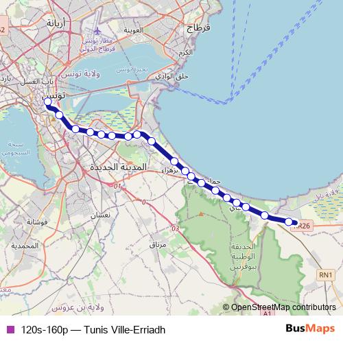 120s-160p rail Line Map