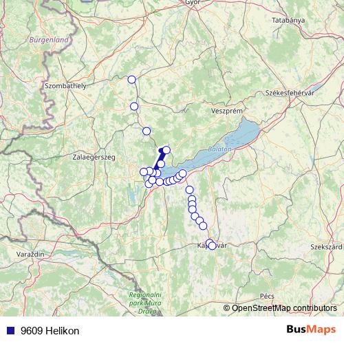 9609 Helikon rail Line Map
