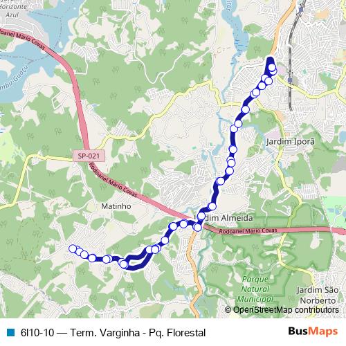 6l10-10 bus Line Map