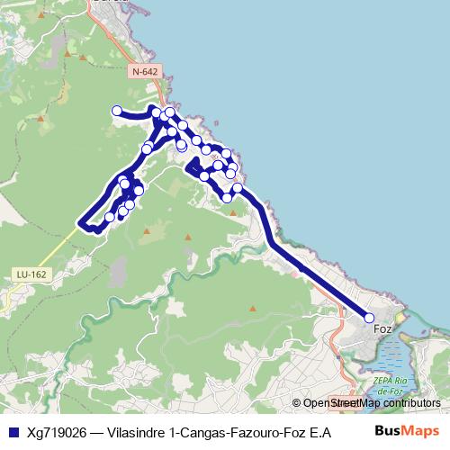 Xg719026 bus Line Map