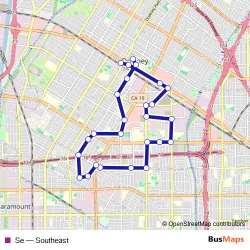 Se bus Line Map