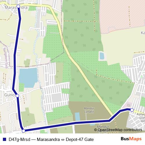 D47g-Mrsd bus Line Map