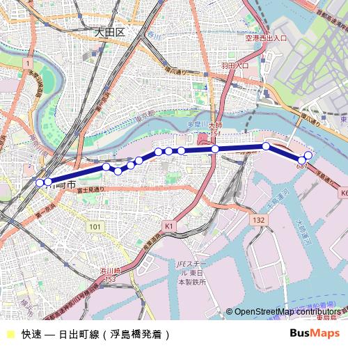 快速 bus Line Map