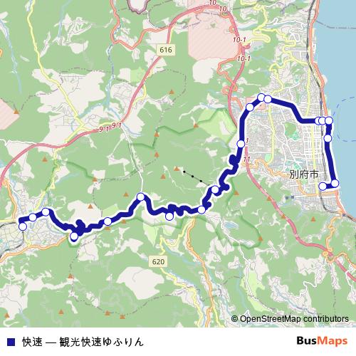 快速 bus Line Map
