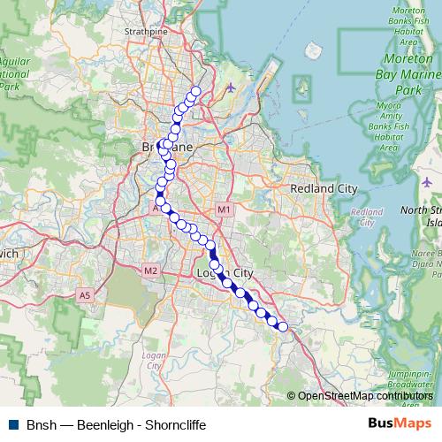 Bnsh rail Line Map