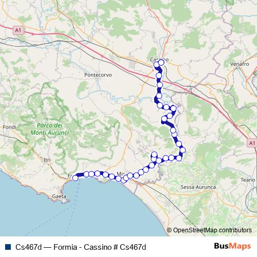 Cs467d bus Line Map