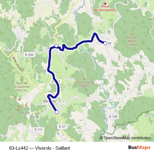 63-Ls442 bus Line Map