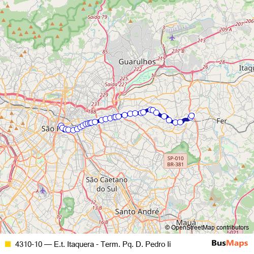 4310-10 bus Line Map