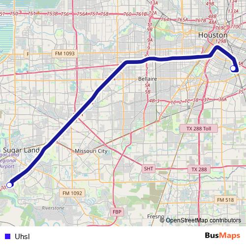 Uhsl bus Line Map