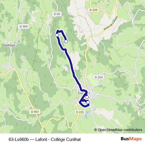 63-Ls660b bus Line Map