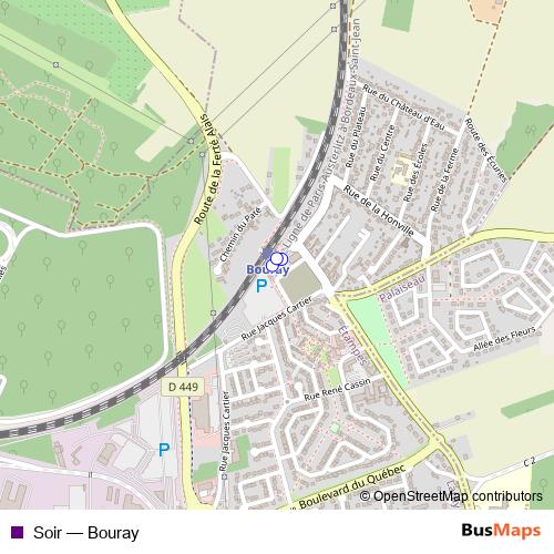 Soir bus Line Map