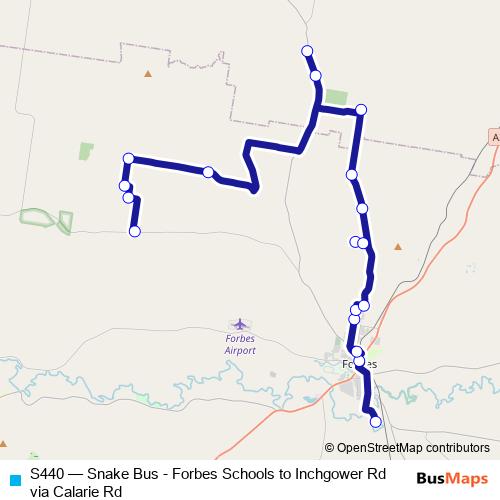 S440 bus Line Map
