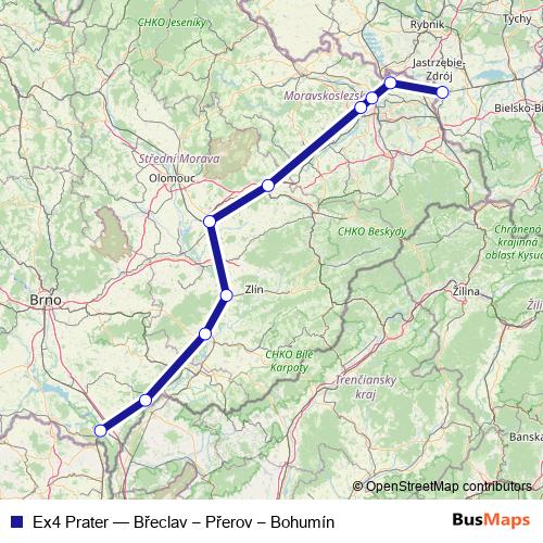 Ex4 Prater rail Line Map