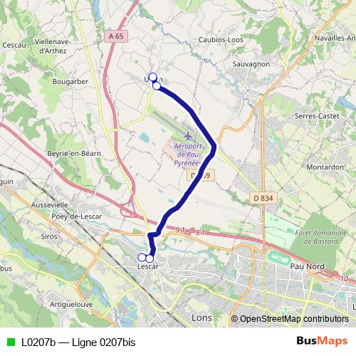 L0207b bus Line Map