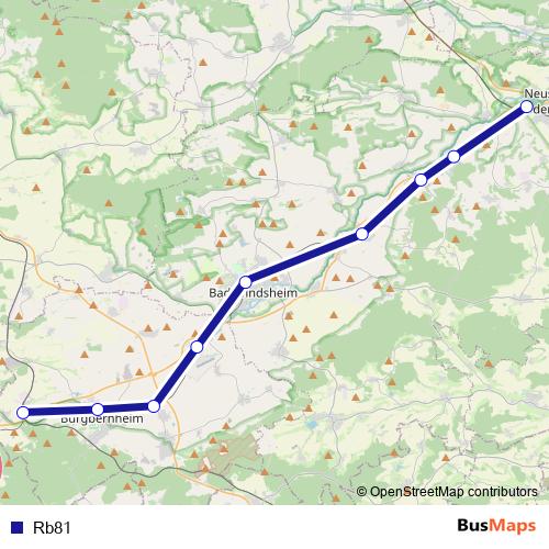 Rb81 rail Line Map