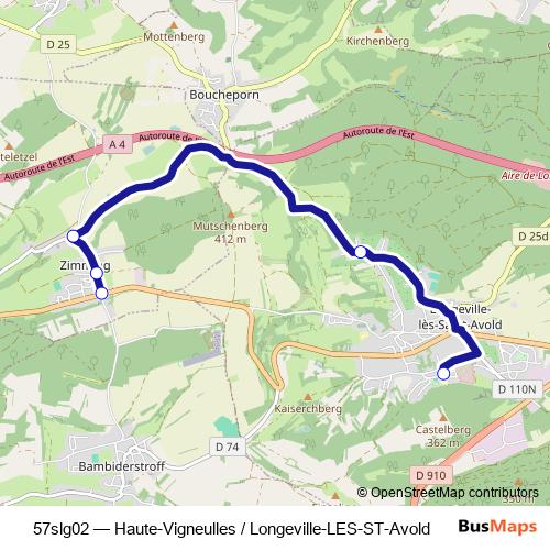 57slg02 bus Line Map
