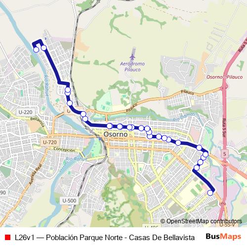 L26v1 bus Line Map