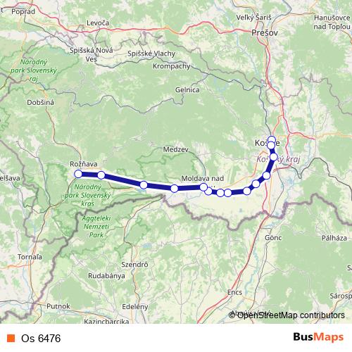 Os 6476 rail Line Map