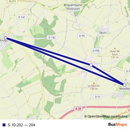 5-10-202 bus Line Map