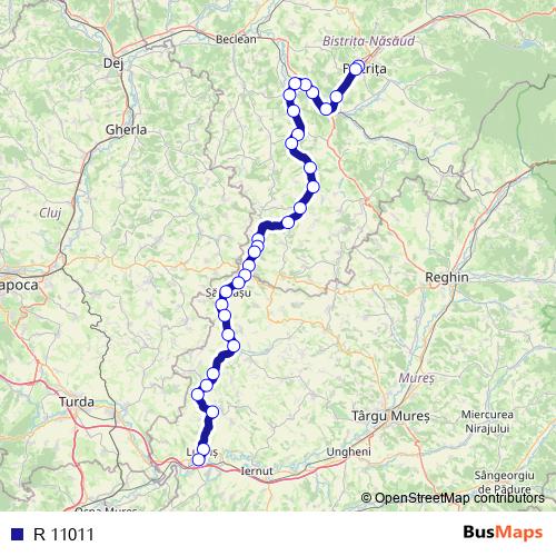 R 11011 rail Line Map