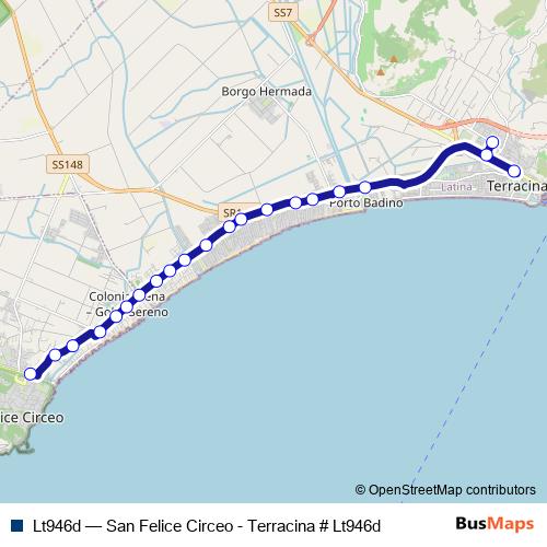Lt946d bus Line Map
