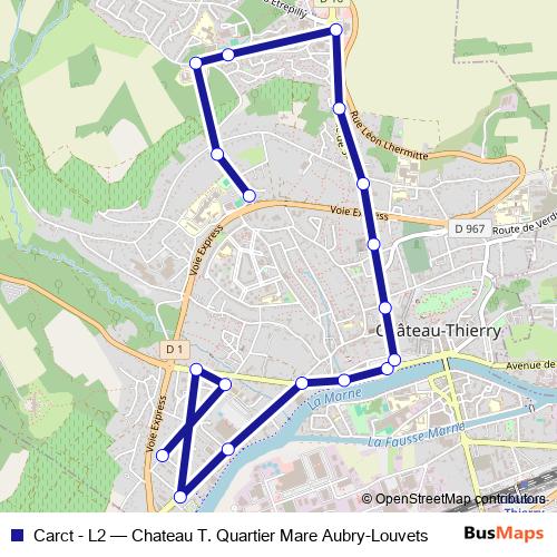 Carct - L2 bus Line Map