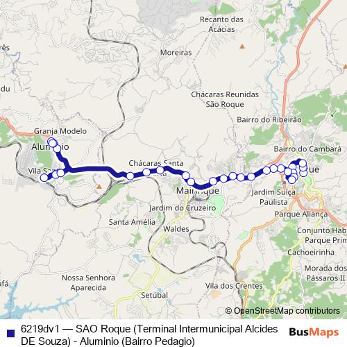 6219dv1 bus Line Map